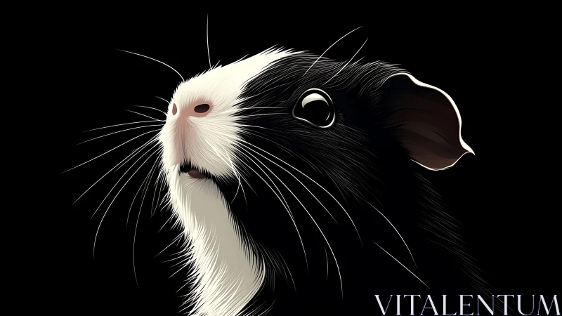 Vector profile rendering shows detailed guinea pig head