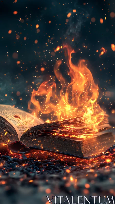 Combusting Open Book with Dynamic Flame Engulfment and Particle Physics