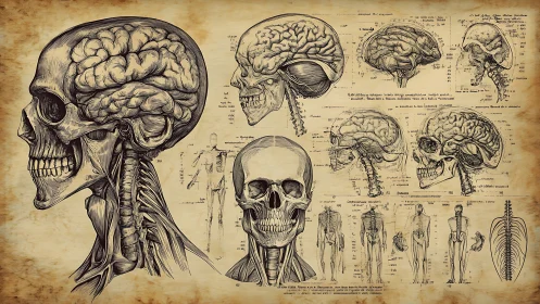 Antique skull atlas mapping the mind&rsquo;s shadowy machinery.