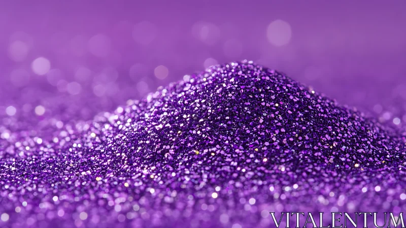 Glittering violet dunes quietly masquerade as cosmic sand