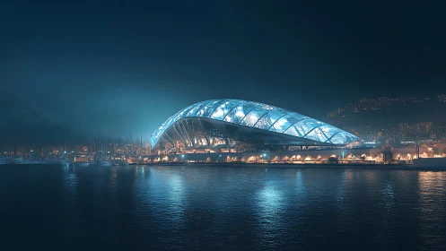 Luminous Shell: A Waterfront Dream in Steel and Light.