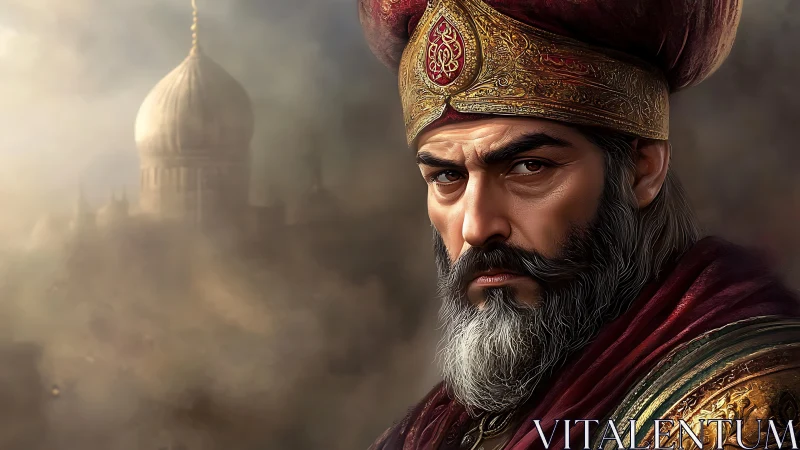 Imperial commander glares through desert siege haze.