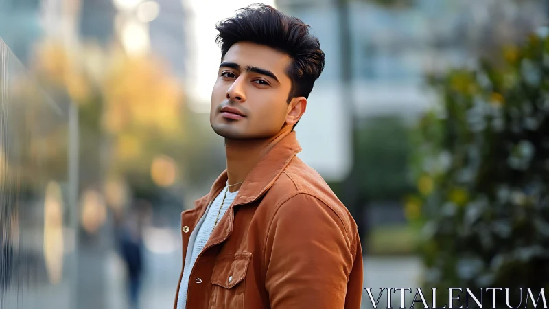 Cityside gaze leans into autumn light and quiet confidence