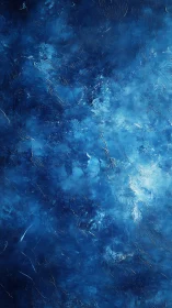 Textured deep blue abstract background with light accents.