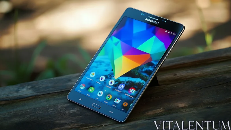 Samsung Galaxy's Vibrant Digital Canvas.