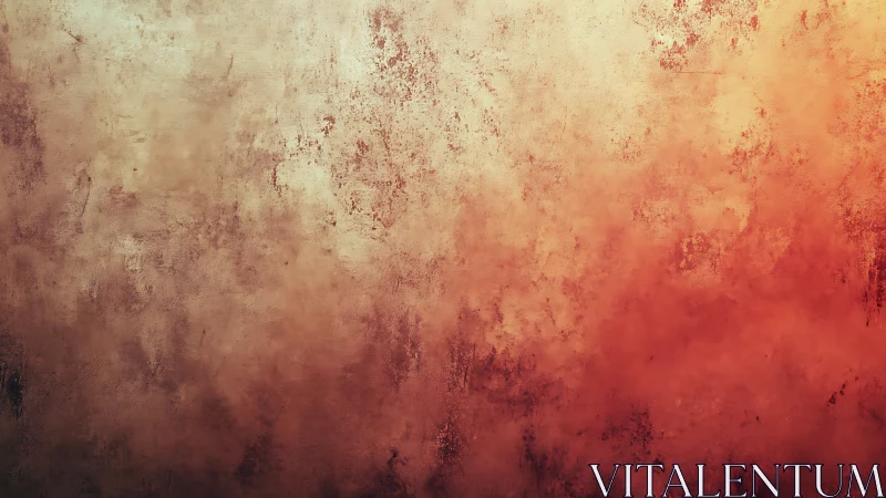 Textured grunge wall gradient with warm ochre to deep rust