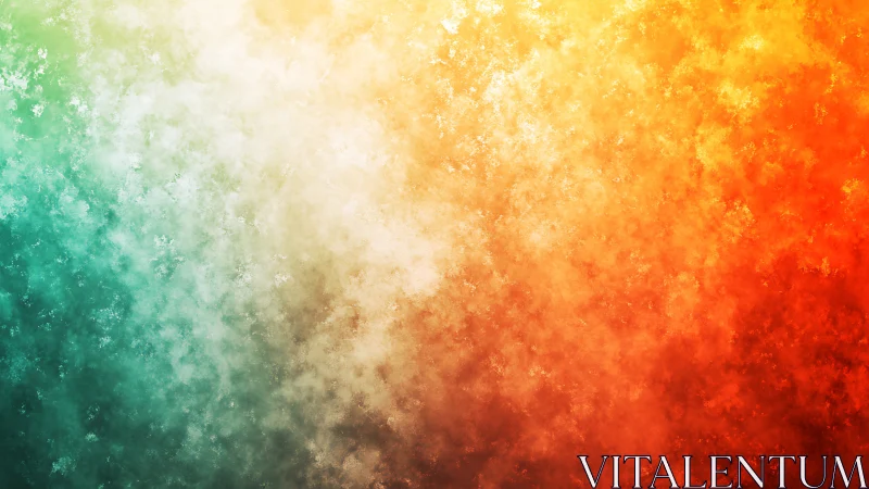 Textured tricolor gradient field with diffuse atmospheric transitions.