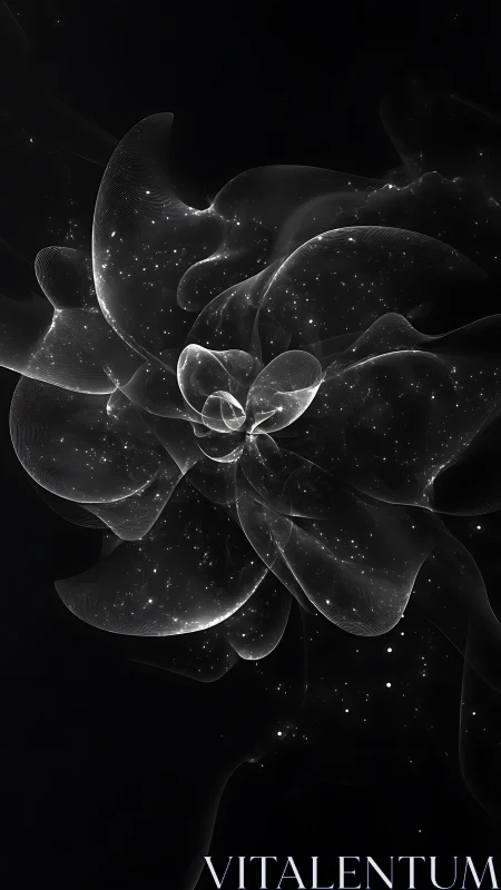 Parametric luminous nebula forms layered translucent spline fields