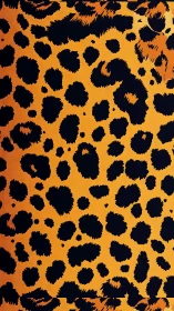 Graphic leopard print pattern with bold organic spot geometry.