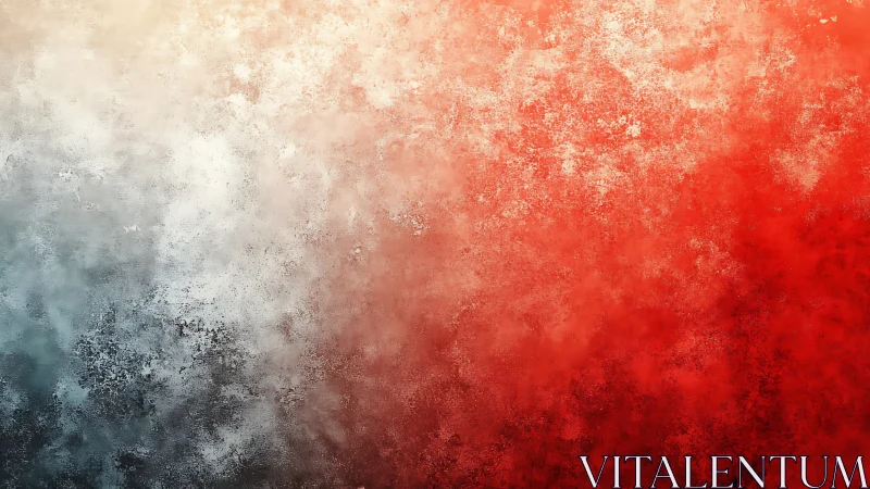 Granular red to cyan gradient texture shows diffuse speckled noise