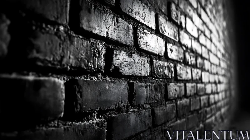 Grit-slick bricks whisper quietly into a vanishing distance