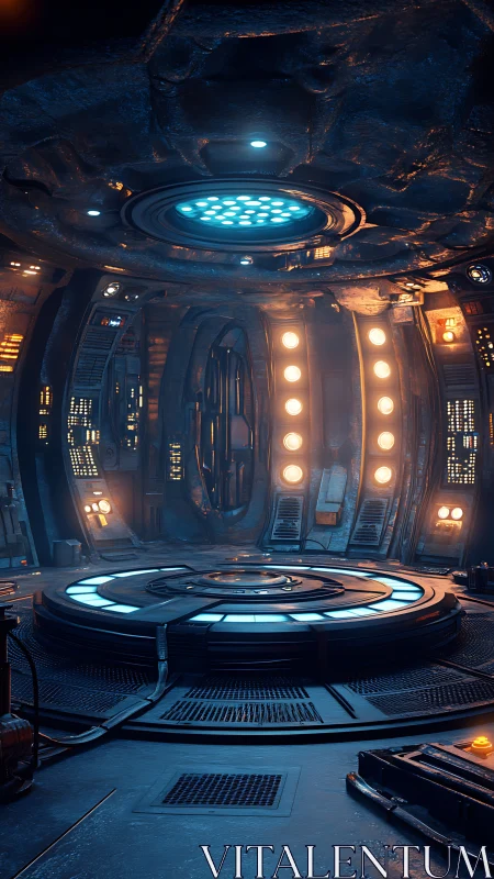 Starship chamber hums as circular portal prepares to open