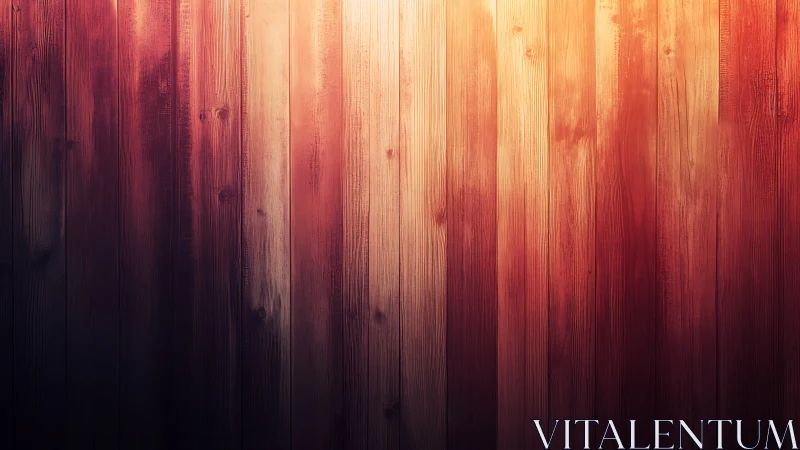 Warm gradient-lit wooden planks with vertical grain pattern.