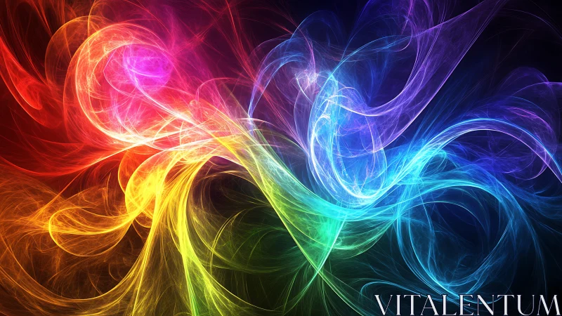 Chromatic nebulae whirl and braid into luminous spectral rivers