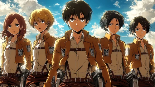 Resolute cadets square shoulders beneath storm-bright skies