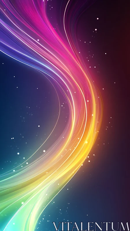 Aurora ribbon trails carve luminous paths through starlight.