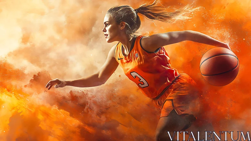 Blazing crossover sprint with a storm-born hoops heroine.
