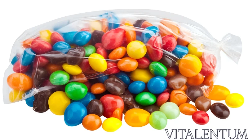 Rainbow Candy Explosion: Burst of Colorful Confection Brilliance.