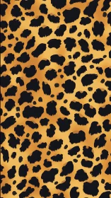 Leopard Spot Pattern in Golden and Black.