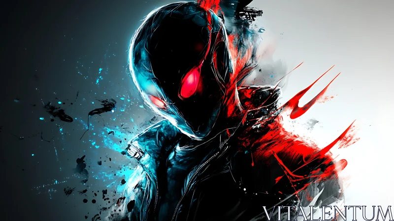 Neon Rift Phantom in splintered blue and red stormlight.