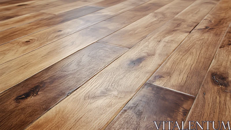 Warm rustic hardwood floor with natural grain detail.