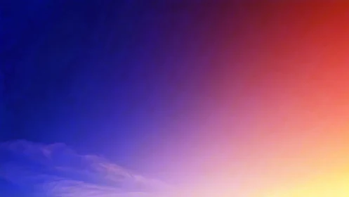 Diagonal gradient sky study with warm‑cool spectral blending