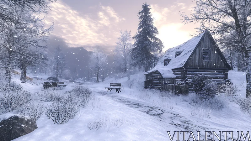 Solitude Awaits in Winter's Enchanted Mountain Refuge.