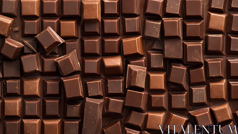 Indulgent Chocolate Squares Await Your Sweet Moment.