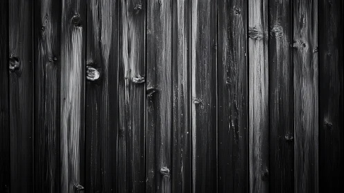 Dark wooden plank wall with vertical grain texture pattern.