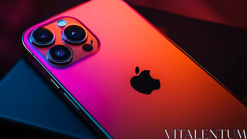 Premium iPhone 13 Pro with Neon Pink Color Gradient