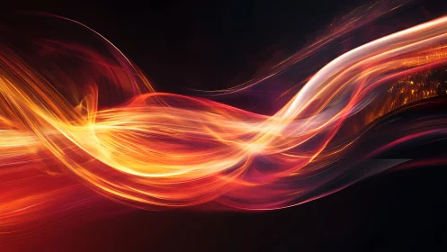 Molten Energy Cascades Through Darkness.