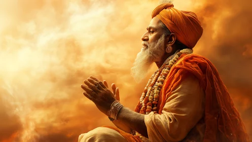 Sunlit sage leans into clouds, whispering prayers to warmth