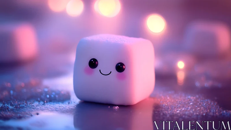 Radiant Pixel Dreamer Glowing in Neon Twilight.