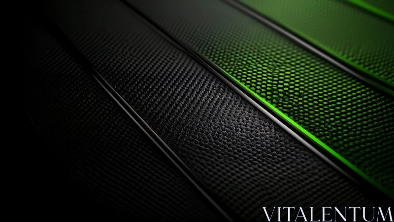 Neon lattice runway over carbon fiber nightfall grid.