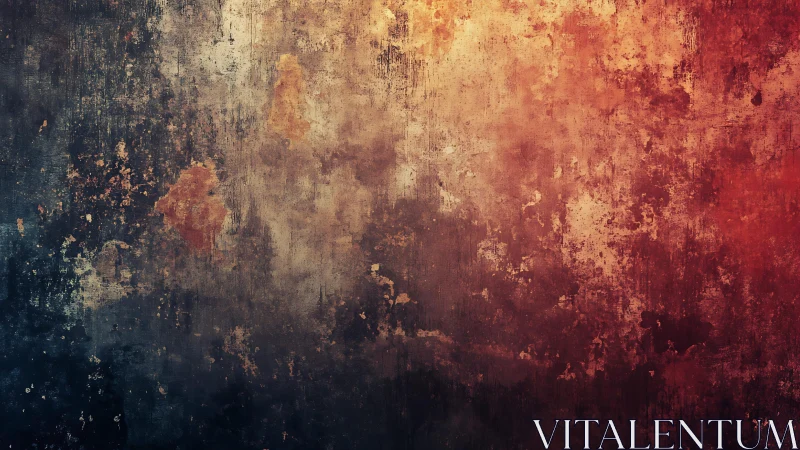 Grungy textured wall background in warm vintage colors.