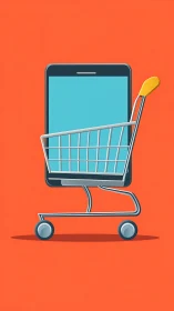 Smartphone quietly moonlights as a bright digital shopping cart