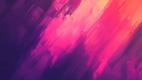 Vibrant abstract digital painting with pink and purple brushstrokes.