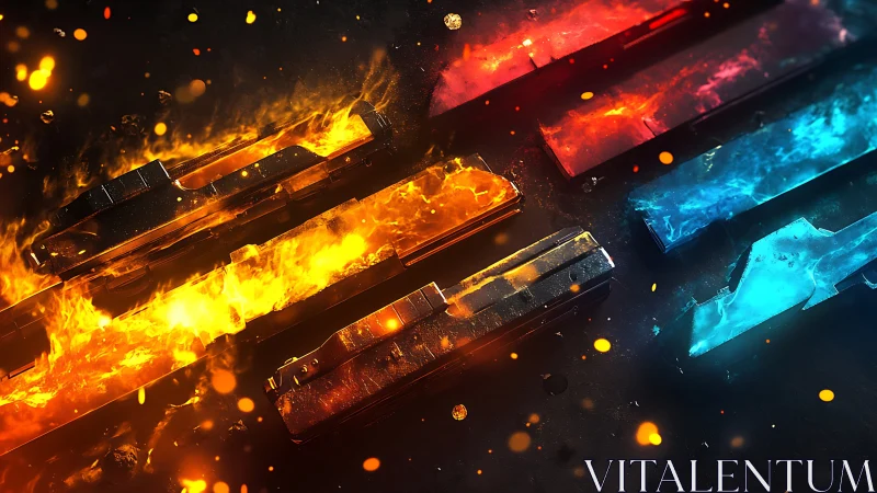 Thermochromic Architectural Elements with Thermal Gradient Visualization.