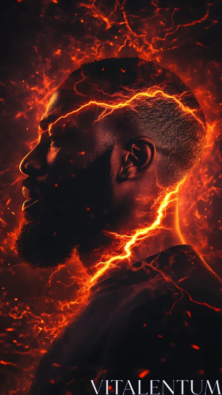 Electric energy flows through a powerful, focused mind