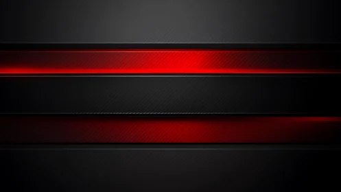 Sleek modern abstract background with black and red metallic stripes.