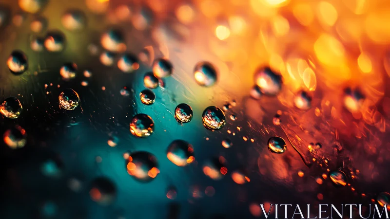 Liquid constellations drift through molten twilight color.