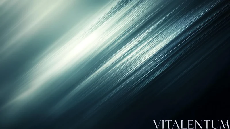 Abstract light streaks in blue and white, modern digital art style.