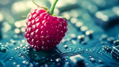 Raspberry spark plugs cyber circuitry with lush electric flavor.