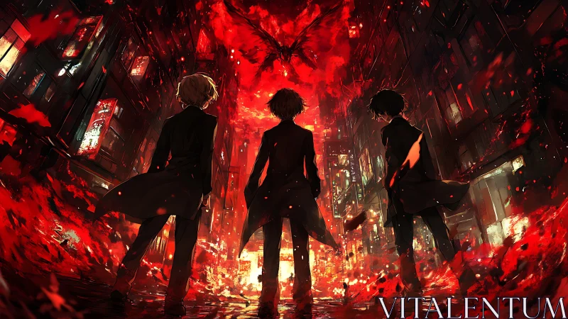 Emberlit Alley and the Three Midnight Rebels Awaiting Firebird.