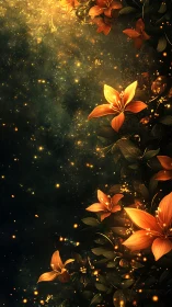 Luminescent Blossoms Dance Through Twilight Sparkle