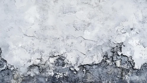 Weathered Concrete Wall Texture with Peeling Paint, Grunge Style.