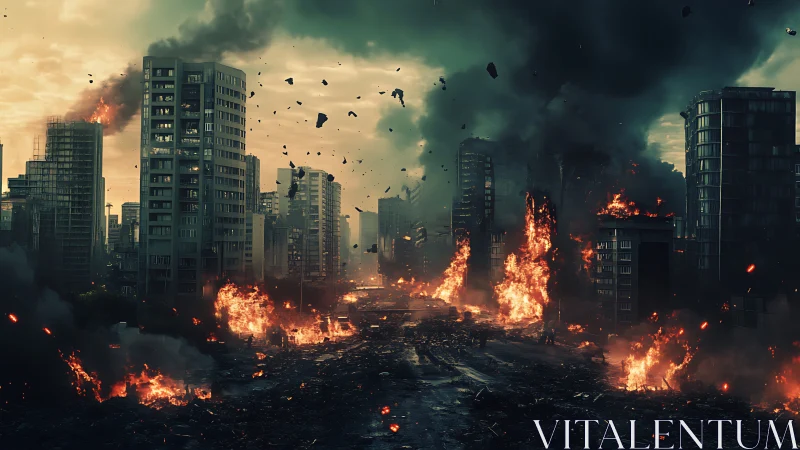 Urban high‑rise corridor undergoes extensive structural fire damage