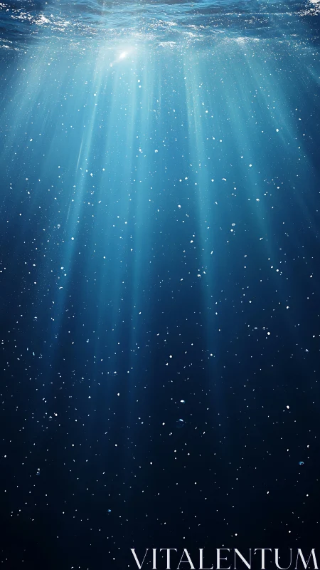Sunken starlight pours through a quiet blue ocean ceiling.