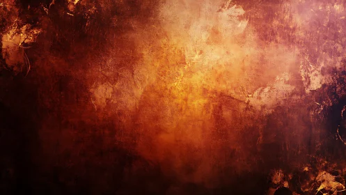 Fiery Abstract Texture with Warm Glowing Light