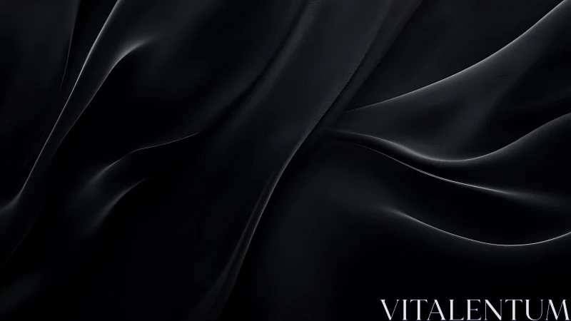 Velvet shadows drift in slow, liquid-black choreography